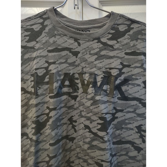 Tony Hawk T-shirt Men size M Green/Gray Camo Short Sleeve Skater Shirt 60/40 - Picture 2 of 6